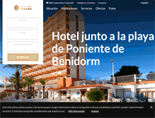 Tablet Screenshot of hotelcabana.es